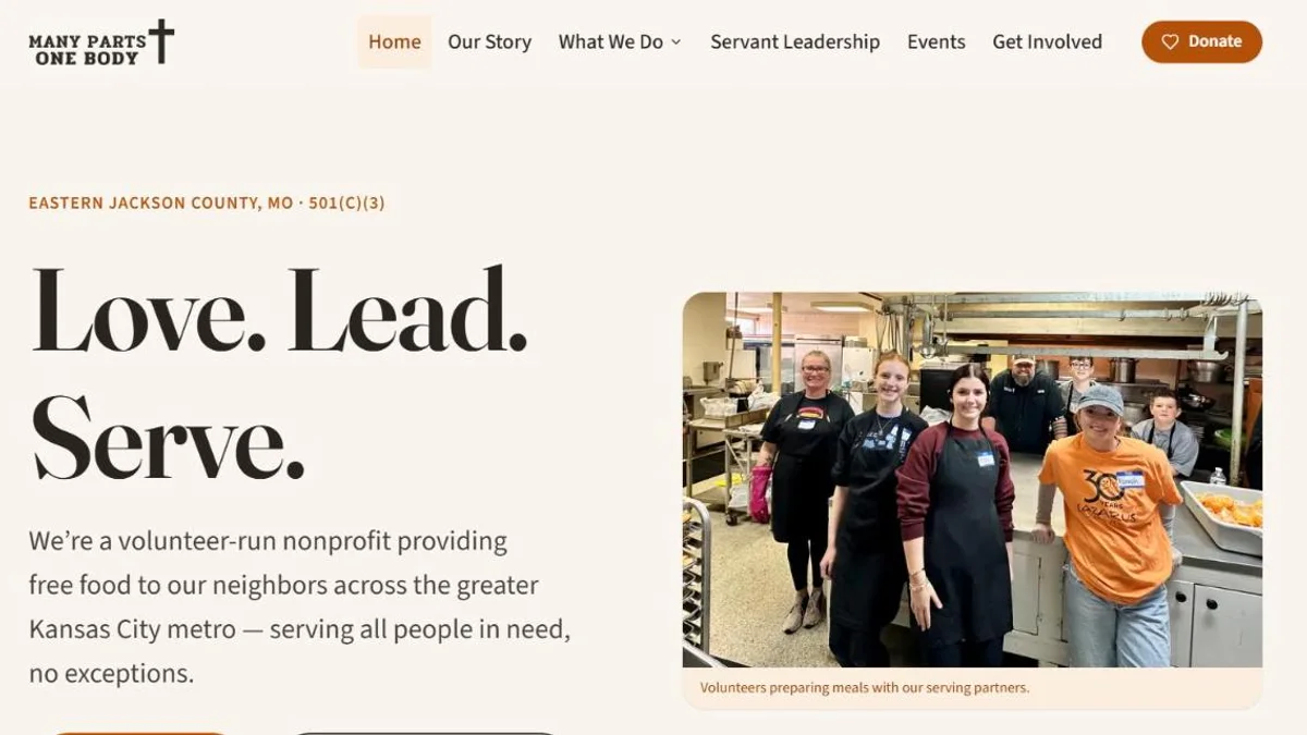 Many Parts, One Body website